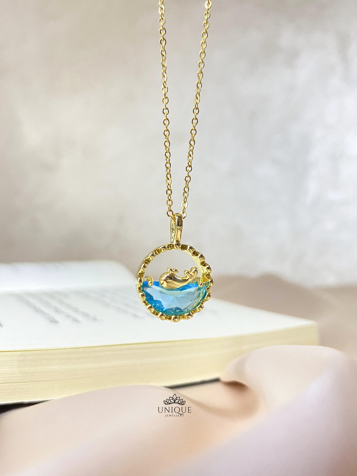 Blue Whale Necklace