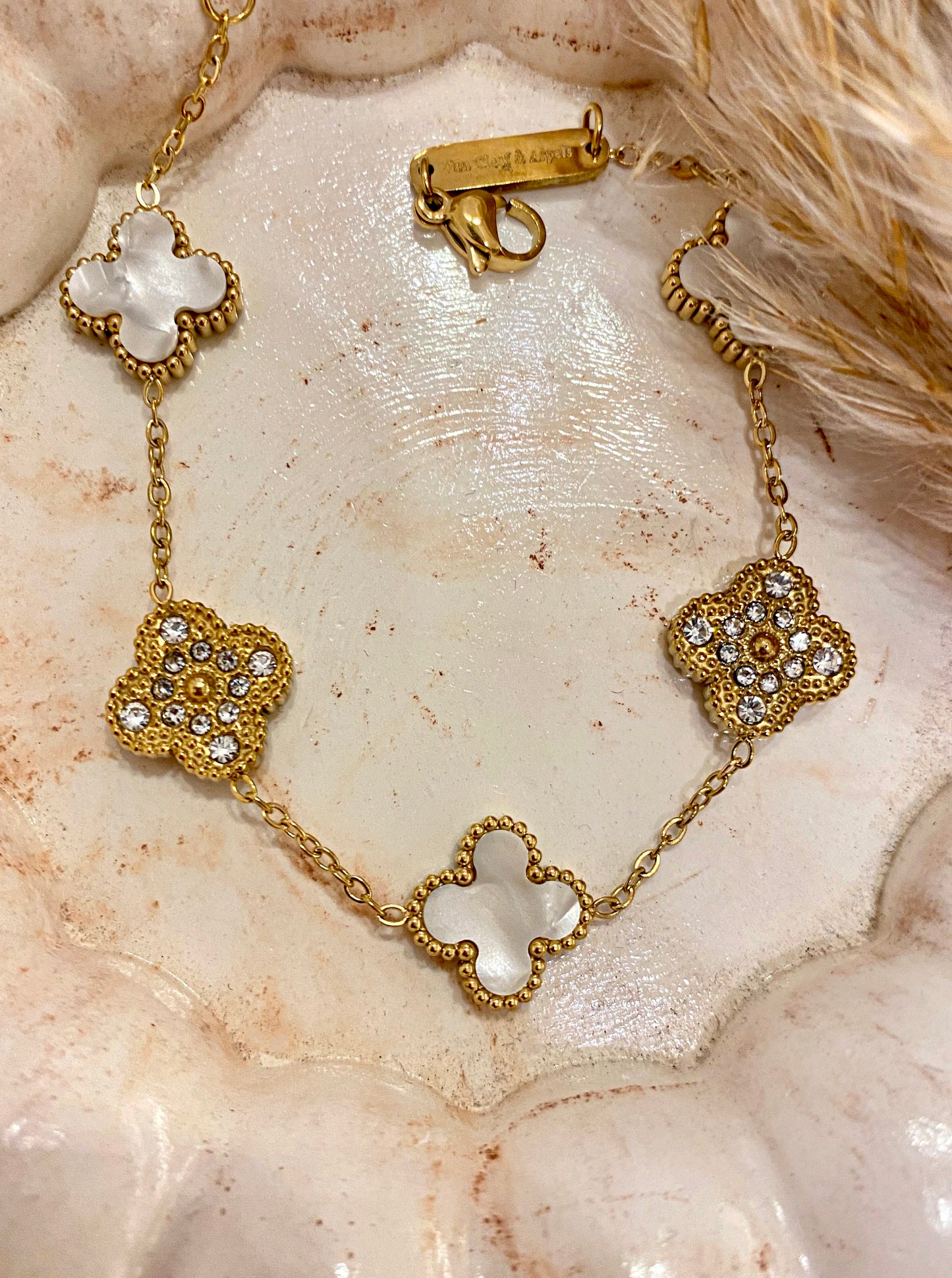 White Van Cleef Straus Bracelet