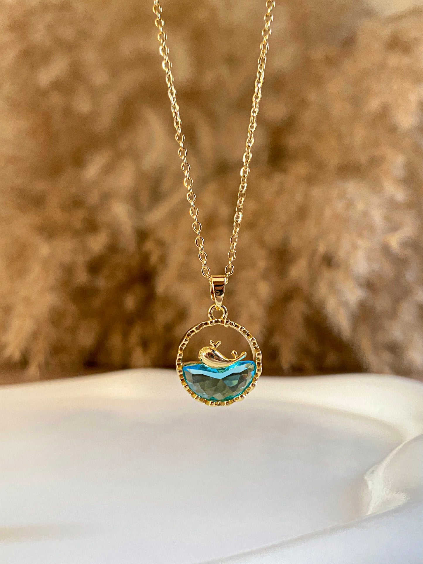 Blue Whale Necklace