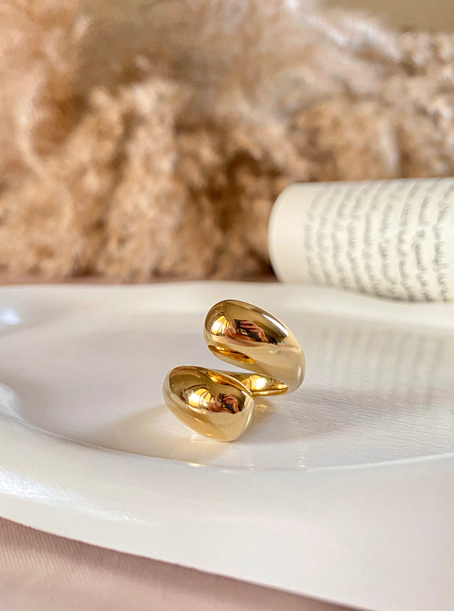 Gold Cuff Ring