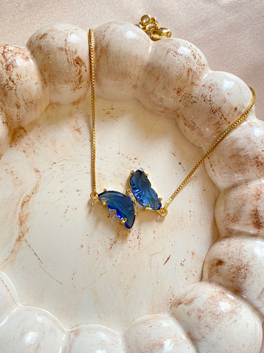 Blue Butterfly Bracelet