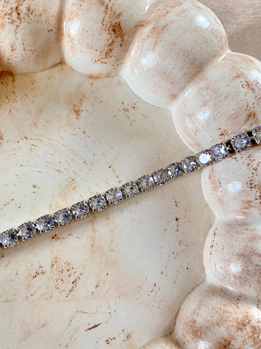 Silver Tennis Bracelet
