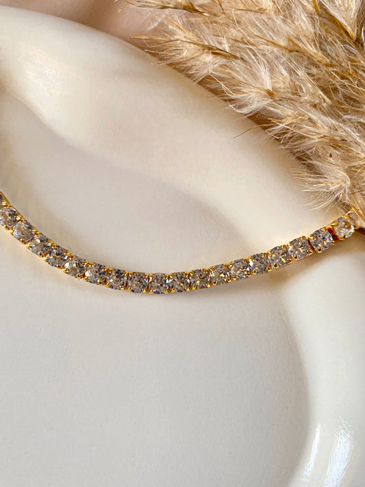 Gold Tennis Bracelet