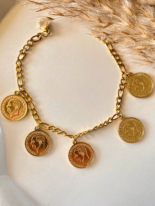 Gold Coins Bracelet
