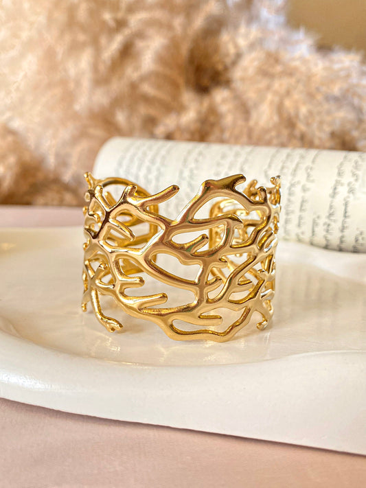 Coral Pattern Cuff