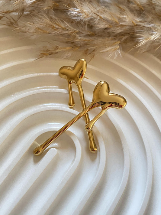 Molten Heart Earrings
