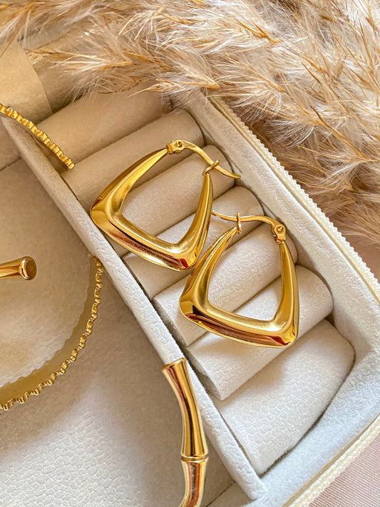 Golden Whisper Earrings