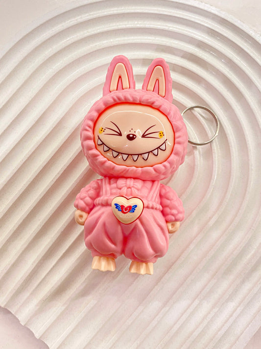 Pink Labubu Keychain