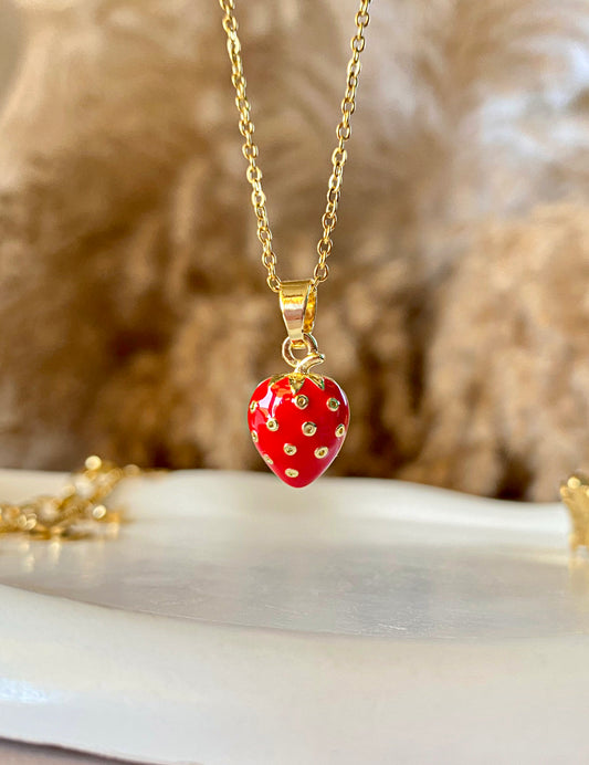 Strawberry Necklace