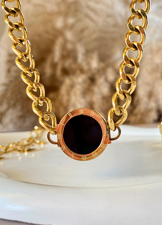 Double Face Chain Bulgari Necklace