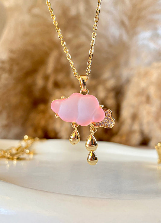 Pink Cloud Necklace