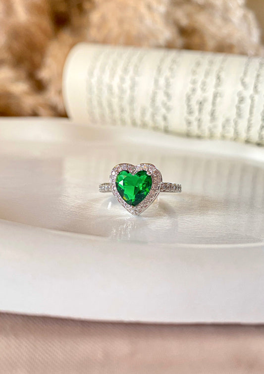 Emerald Pandora Ring