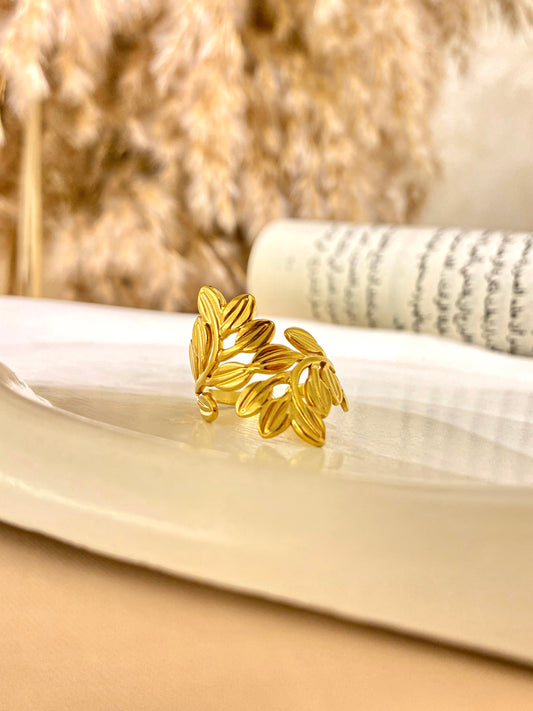 Olive Leaf Ring